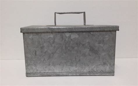 12x12 metal box with lid|12 x box with lid.